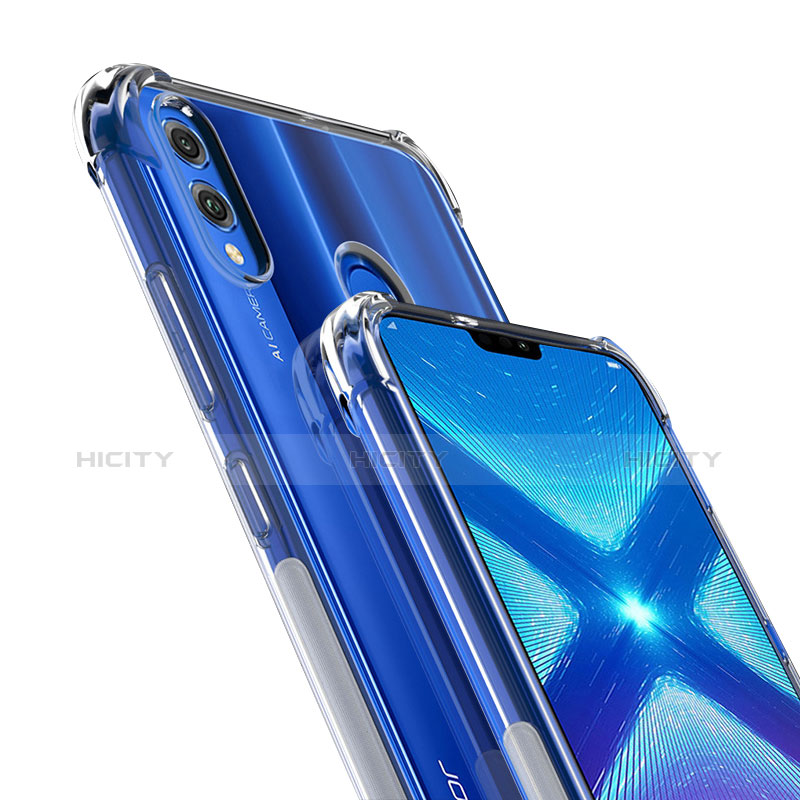 Cover Silicone Trasparente Ultra Sottile Morbida T05 per Huawei Honor 8X Chiaro