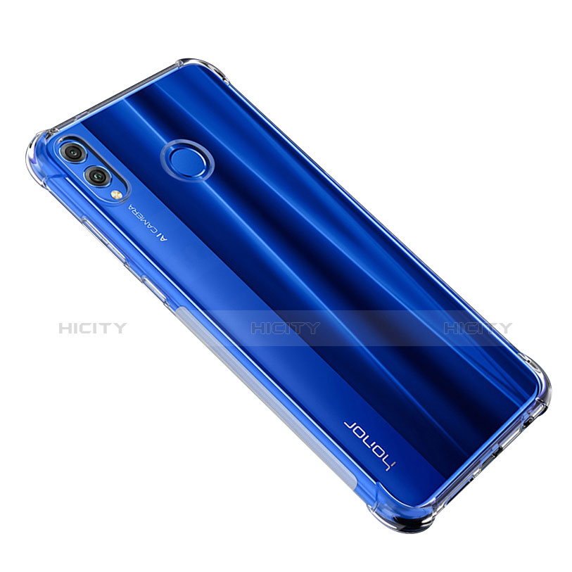 Cover Silicone Trasparente Ultra Sottile Morbida T05 per Huawei Honor 8X Chiaro