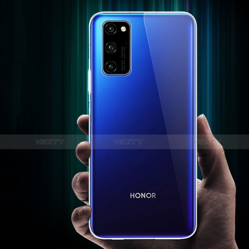 Cover Silicone Trasparente Ultra Sottile Morbida T05 per Huawei Honor View 30 Pro 5G Chiaro