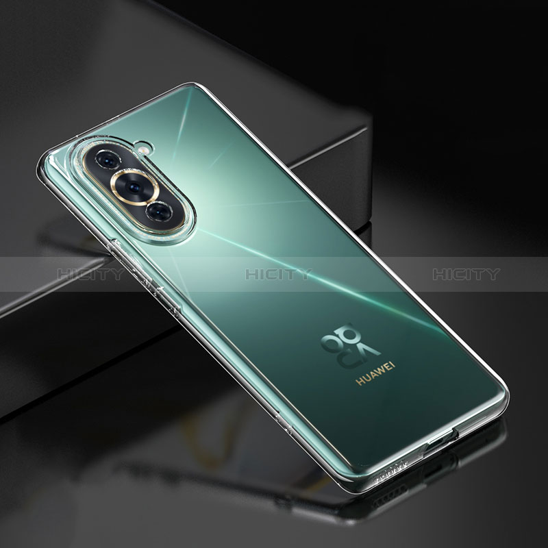 Cover Silicone Trasparente Ultra Sottile Morbida T05 per Huawei Nova 10 Pro Chiaro