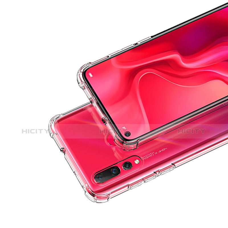 Cover Silicone Trasparente Ultra Sottile Morbida T05 per Huawei Nova 4 Chiaro