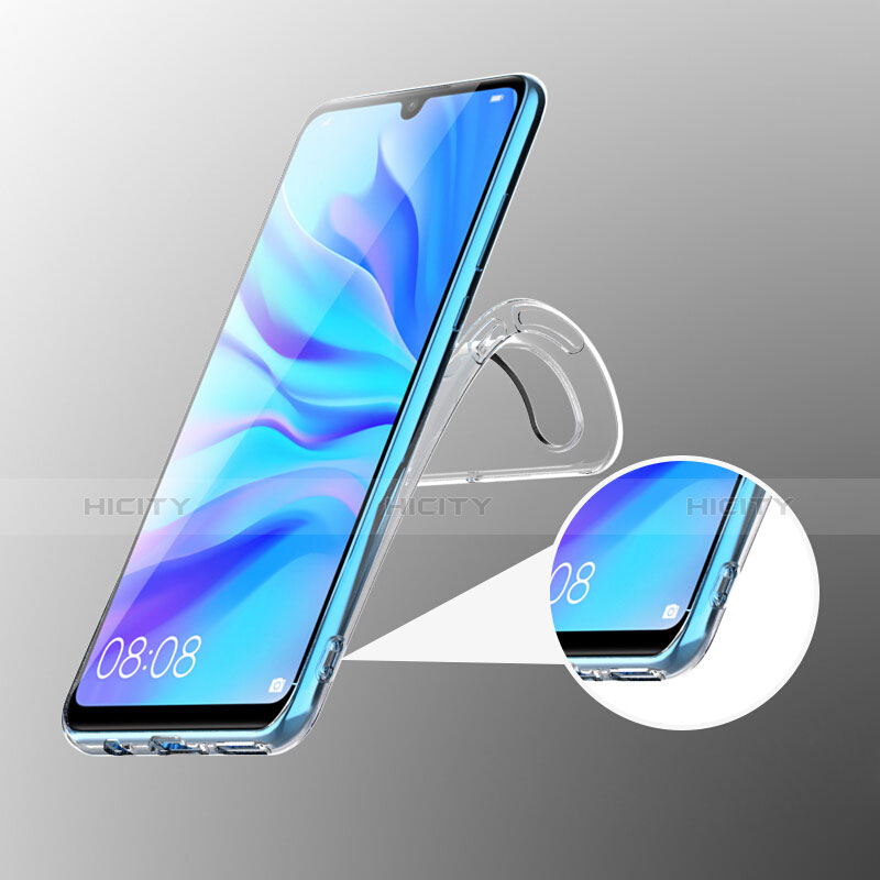 Cover Silicone Trasparente Ultra Sottile Morbida T05 per Huawei Nova 4e Chiaro