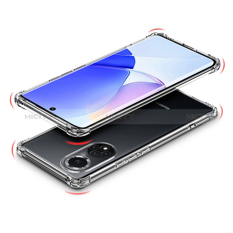 Cover Silicone Trasparente Ultra Sottile Morbida T05 per Huawei Nova 9 Chiaro