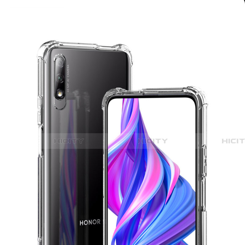 Cover Silicone Trasparente Ultra Sottile Morbida T05 per Huawei Y9 Prime (2019) Chiaro