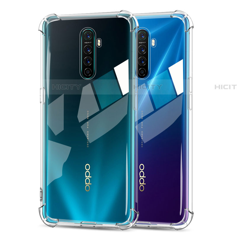 Cover Silicone Trasparente Ultra Sottile Morbida T05 per Oppo Reno Ace Chiaro