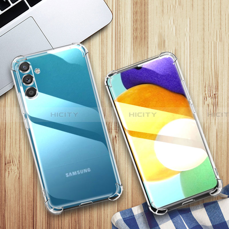 Cover Silicone Trasparente Ultra Sottile Morbida T05 per Samsung Galaxy A13 5G Chiaro