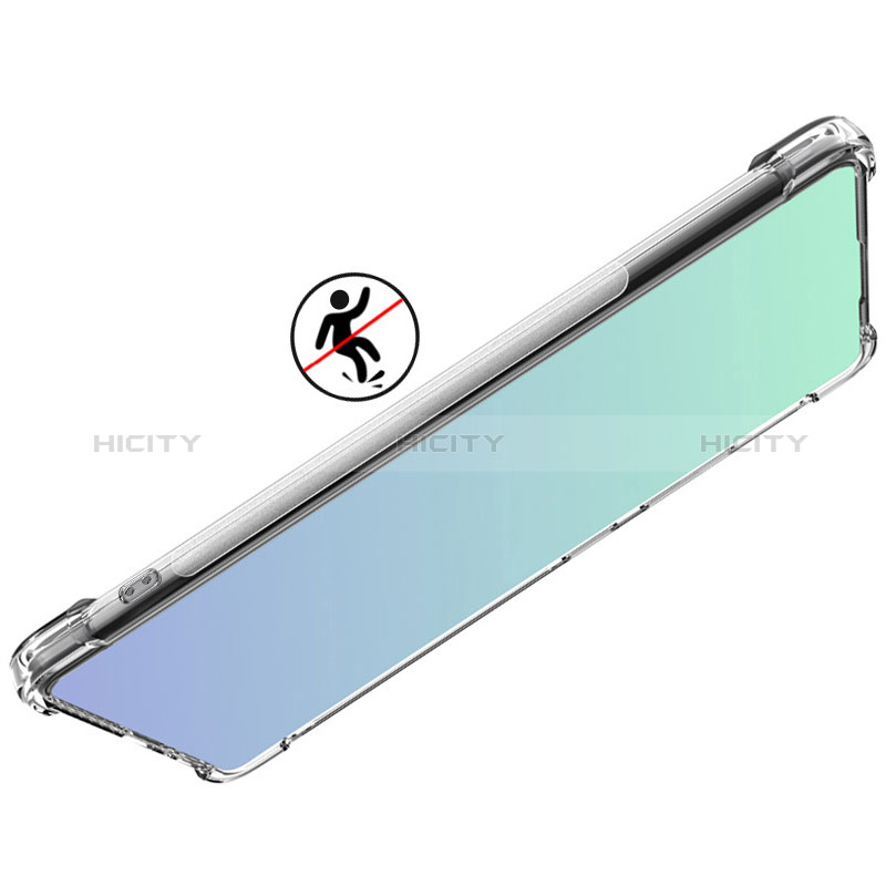 Cover Silicone Trasparente Ultra Sottile Morbida T05 per Sony Xperia 10 III SOG04 Chiaro