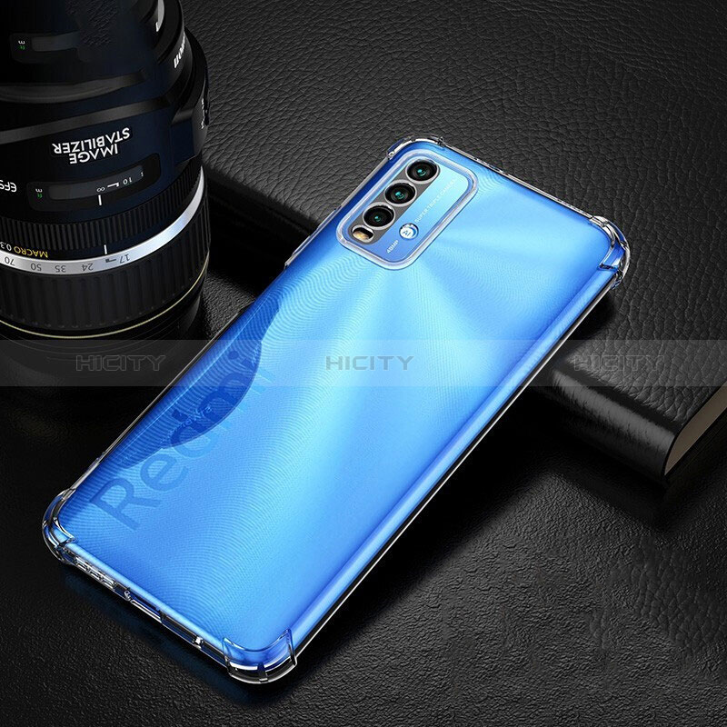 Cover Silicone Trasparente Ultra Sottile Morbida T05 per Xiaomi Redmi 9T 4G Chiaro