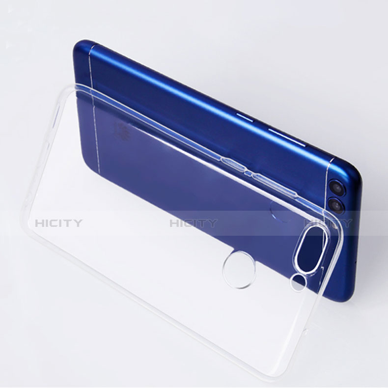 Cover Silicone Trasparente Ultra Sottile Morbida T07 per Huawei P Smart Chiaro