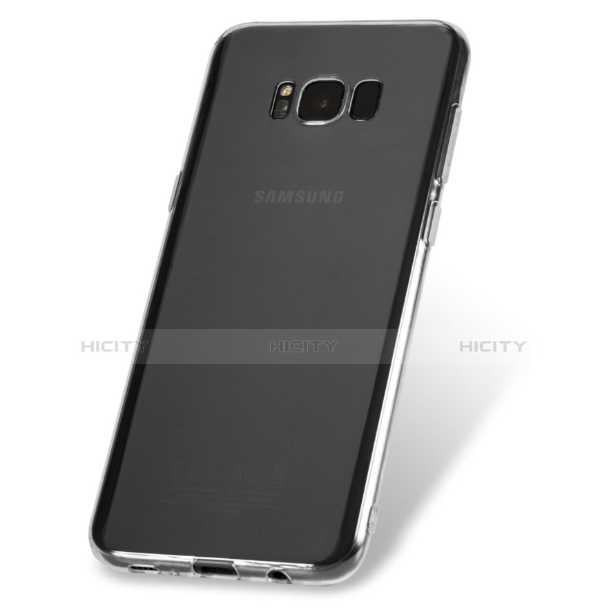 Cover Silicone Trasparente Ultra Sottile Morbida T07 per Samsung Galaxy S8 Chiaro
