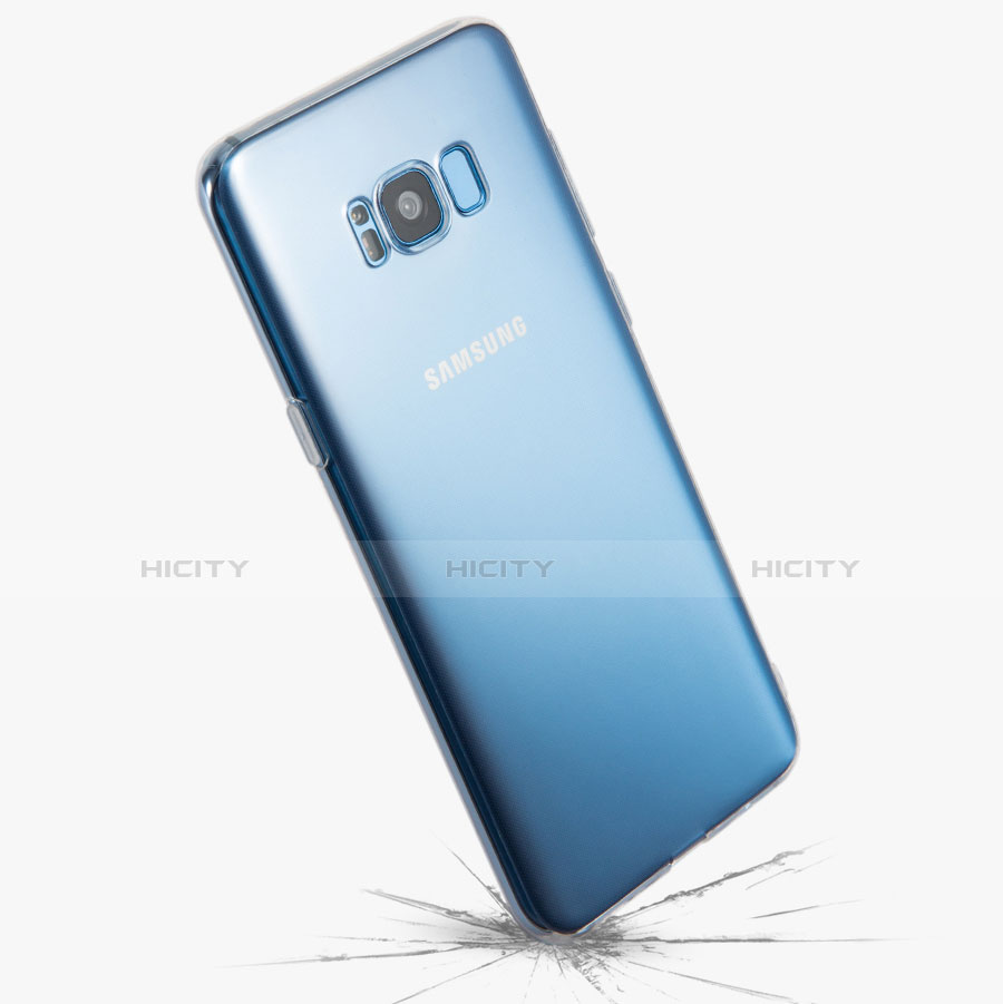 Cover Silicone Trasparente Ultra Sottile Morbida T07 per Samsung Galaxy S8 Chiaro