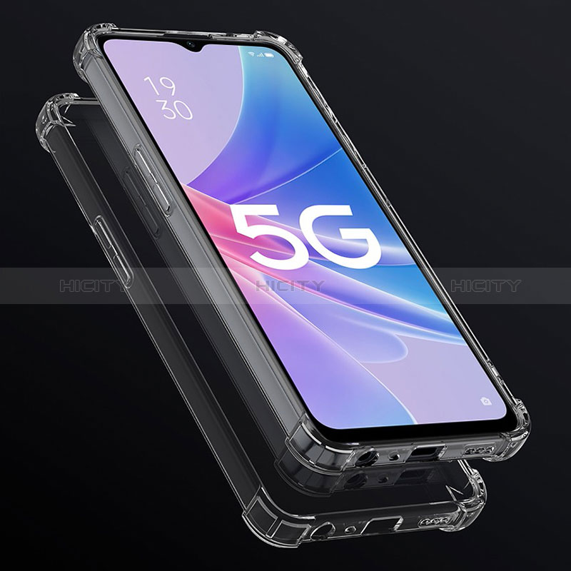 Cover Silicone Trasparente Ultra Sottile Morbida T08 per Oppo A1 Pro 5G Chiaro