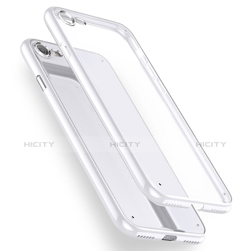 Cover Silicone Trasparente Ultra Sottile Morbida T09 per Apple iPhone 7 Chiaro