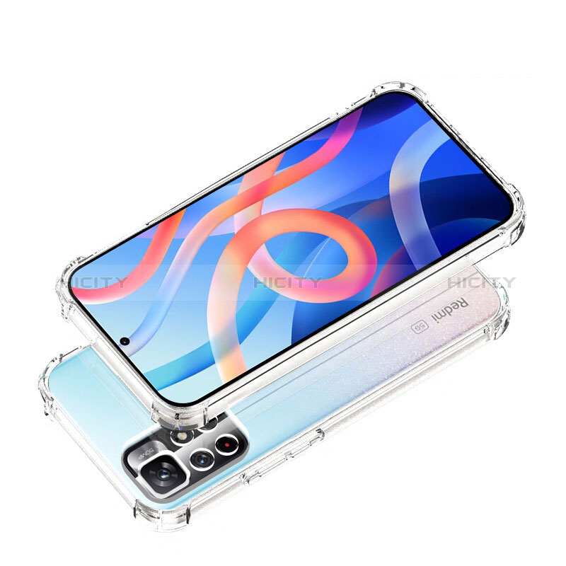 Cover Silicone Trasparente Ultra Sottile Morbida T09 per Xiaomi Poco M4 Pro 5G Chiaro