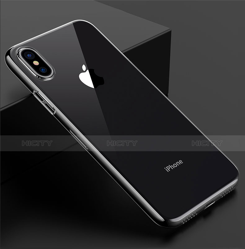 Cover Silicone Trasparente Ultra Sottile Morbida T10 per Apple iPhone Xs Chiaro