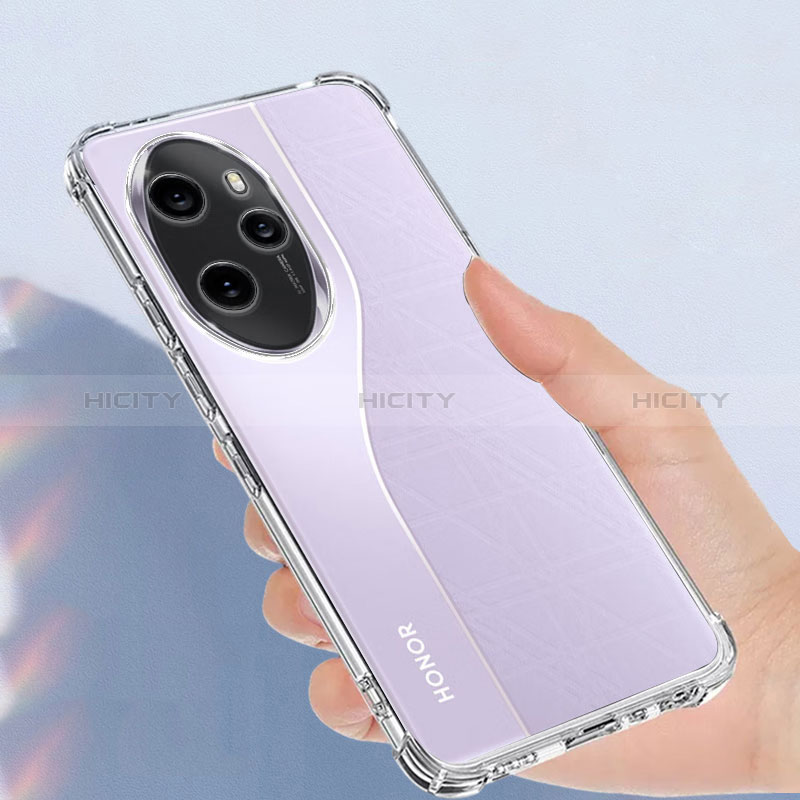 Cover Silicone Trasparente Ultra Sottile Morbida T10 per Huawei Honor 100 Pro 5G Chiaro