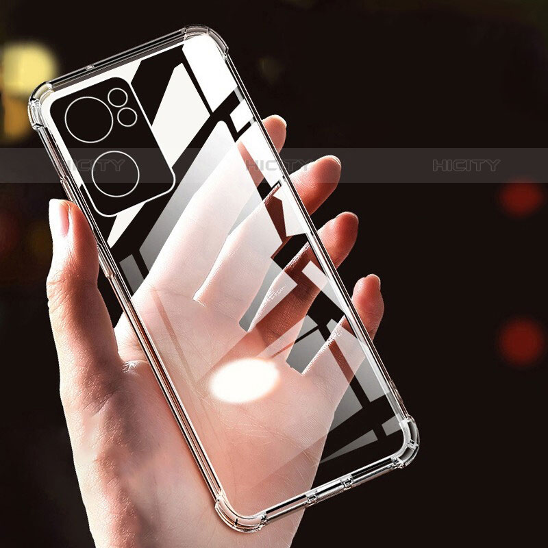 Cover Silicone Trasparente Ultra Sottile Morbida T10 per Oppo Reno7 SE 5G Chiaro