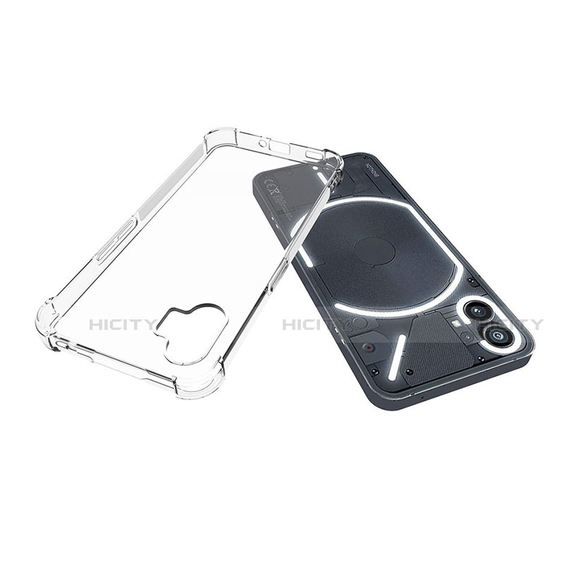 Cover Silicone Trasparente Ultra Sottile Morbida T11 per Nothing Phone 1 Chiaro