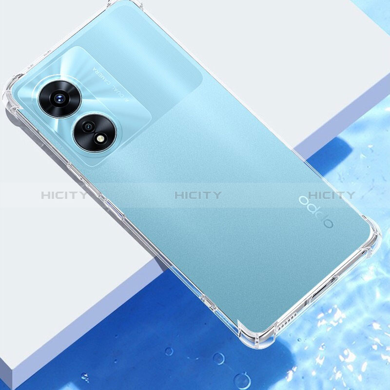 Cover Silicone Trasparente Ultra Sottile Morbida T11 per Oppo A78 5G Chiaro