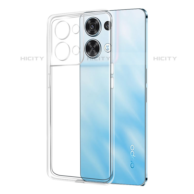 Cover Silicone Trasparente Ultra Sottile Morbida T13 per Oppo Reno9 Pro 5G Chiaro