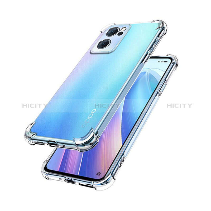 Cover Silicone Trasparente Ultra Sottile Morbida T14 per Oppo Find X5 Lite 5G Chiaro