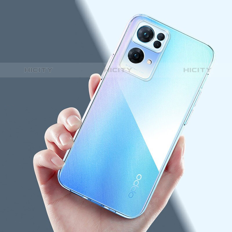 Cover Silicone Trasparente Ultra Sottile Morbida T17 per Oppo Reno7 Pro 5G Chiaro