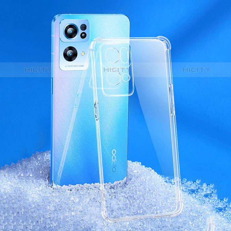 Cover Silicone Trasparente Ultra Sottile Morbida T18 per Oppo Reno7 Pro 5G Chiaro