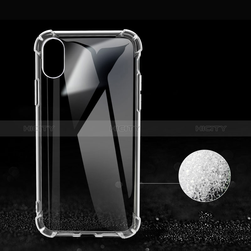 Cover Silicone Trasparente Ultra Sottile Morbida T21 per Apple iPhone Xs Max Chiaro