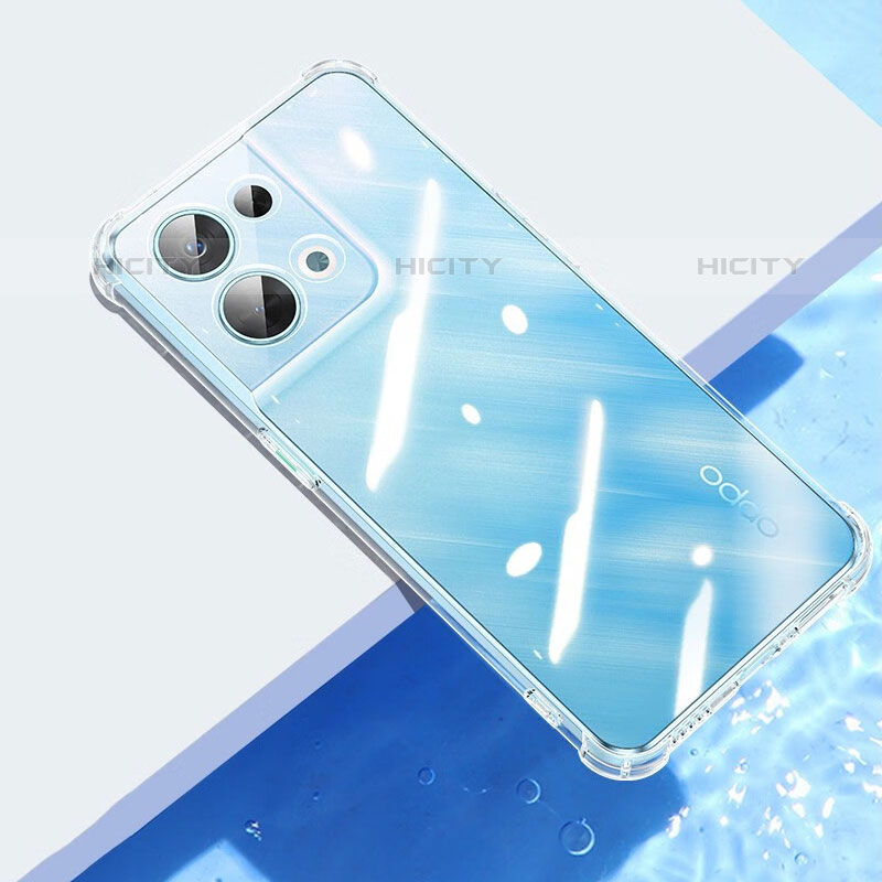 Cover Silicone Trasparente Ultra Sottile Morbida T21 per Oppo Reno9 5G Chiaro