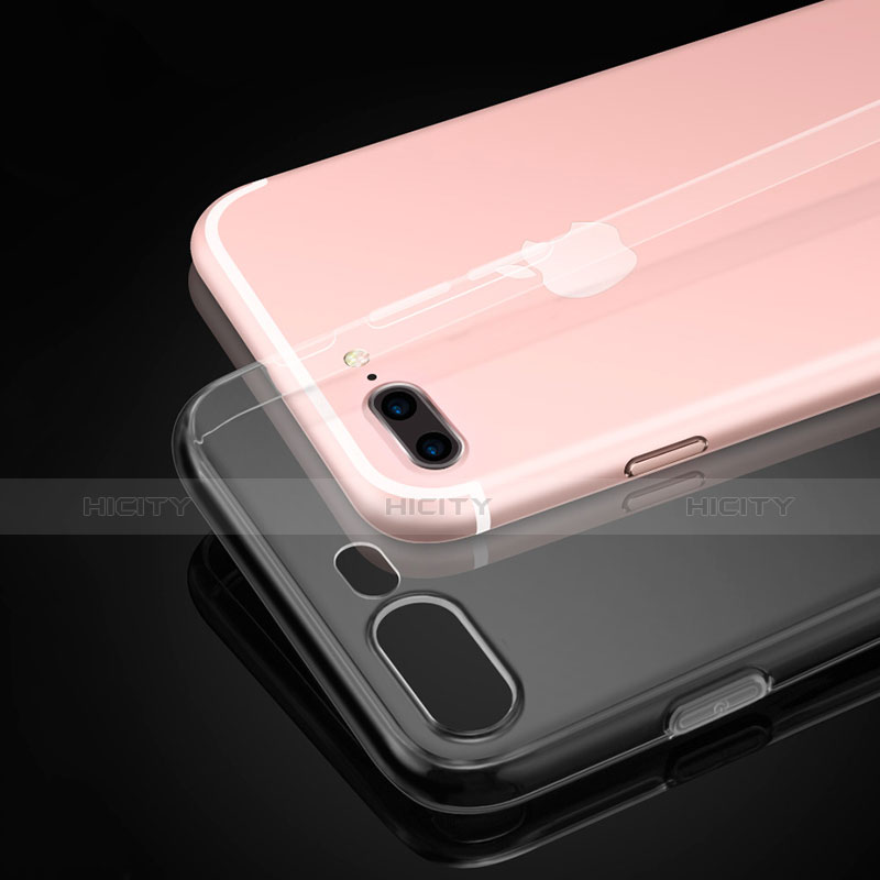 Cover Silicone Trasparente Ultra Sottile Morbida Z02 per Apple iPhone 8 Plus Chiaro