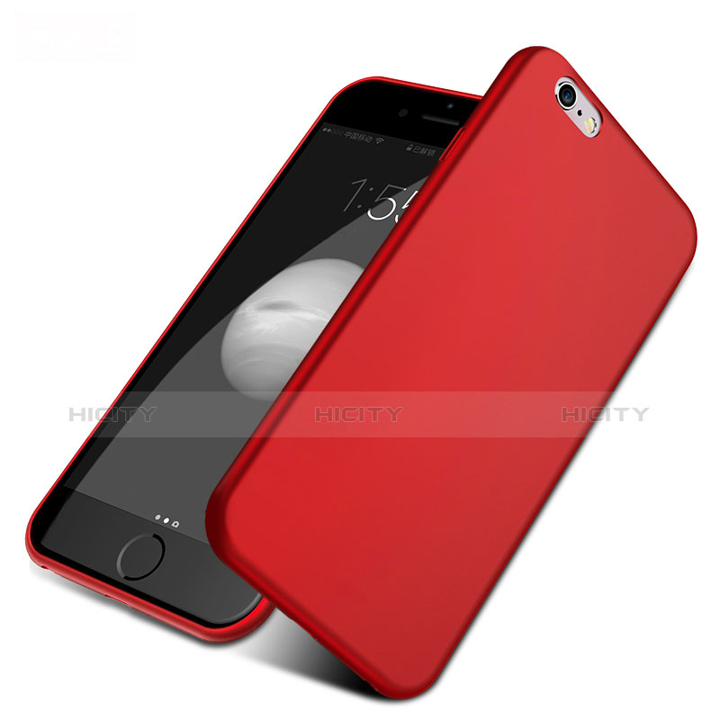 Cover Silicone Ultra Sottile Morbida G01 per Apple iPhone 6 Plus Rosso