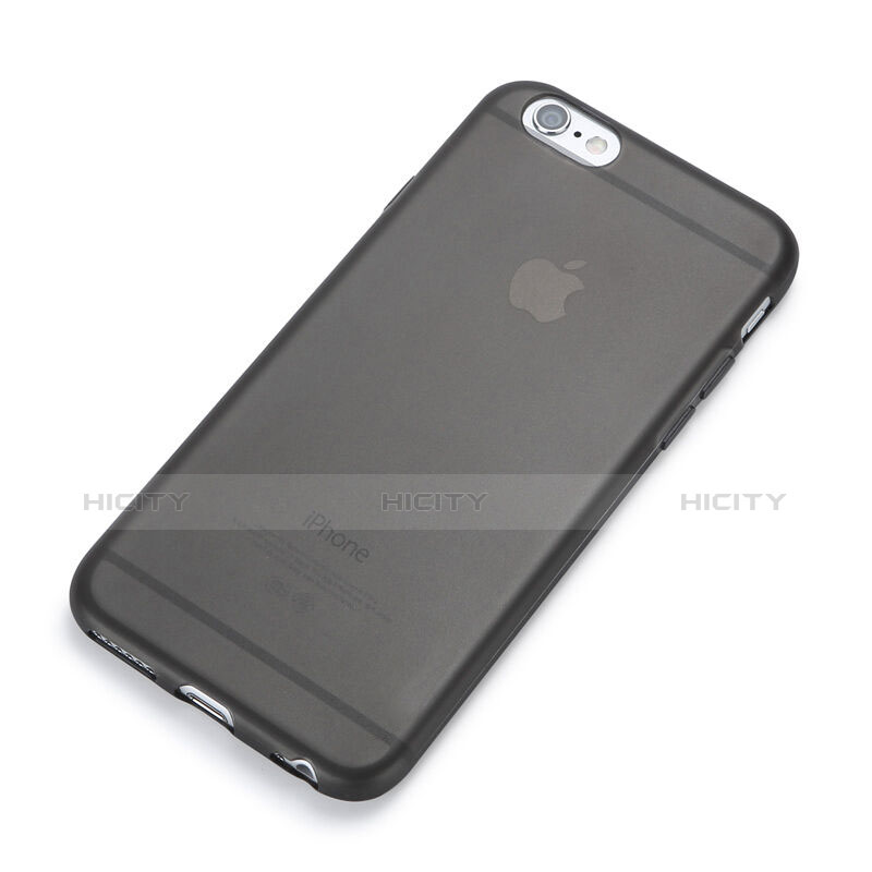 Cover Silicone Ultra Sottile Morbida Opaca per Apple iPhone 6 Grigio