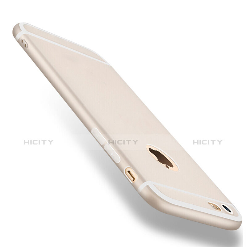 Cover Silicone Ultra Sottile Morbida per Apple iPhone 6 Plus Bianco