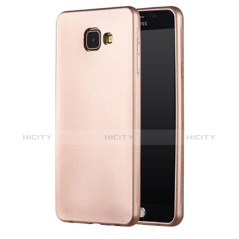 Cover Silicone Ultra Sottile Morbida per Samsung Galaxy A5 (2017) Duos Oro