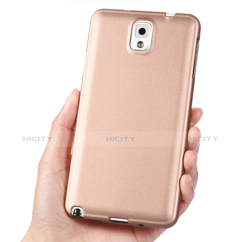 Cover Silicone Ultra Sottile Morbida per Samsung Galaxy Note 3 N9000 Oro