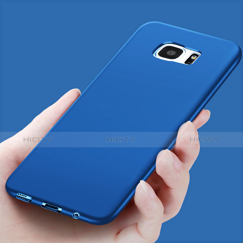 Cover Silicone Ultra Sottile Morbida R03 per Samsung Galaxy S7 Edge G935F Blu