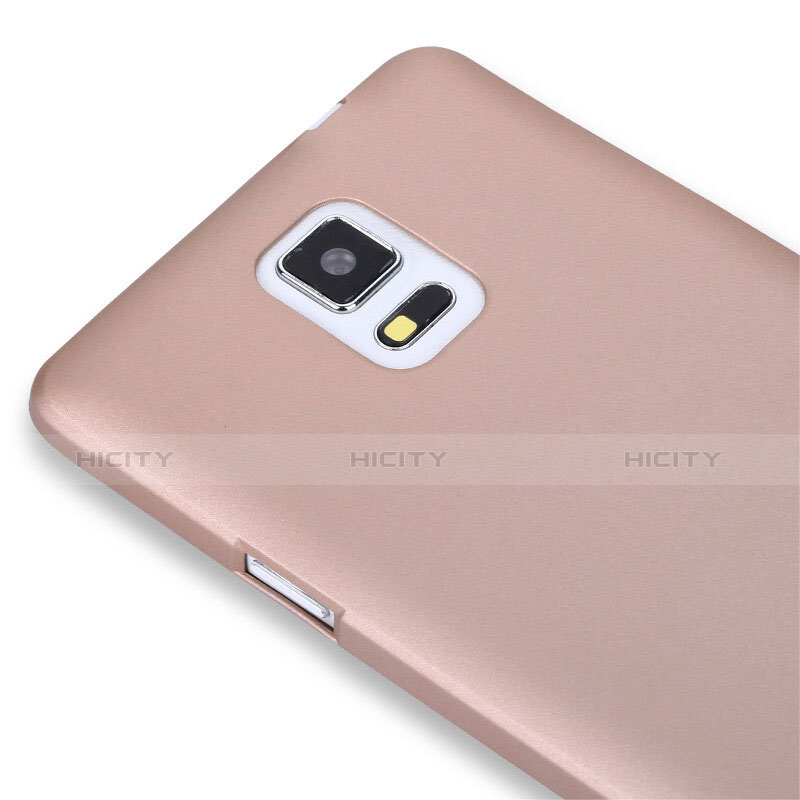 Cover Silicone Ultra Sottile Morbida S02 per Samsung Galaxy Note 4 SM-N910F Oro Rosa