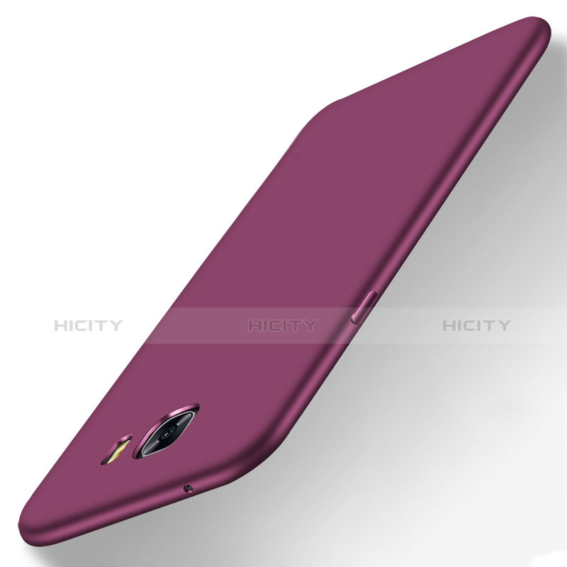 Cover Silicone Ultra Sottile Morbida S03 per Samsung Galaxy C9 Pro C9000 Viola