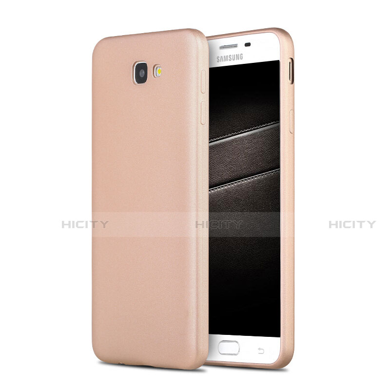 Cover Silicone Ultra Sottile Morbida S03 per Samsung Galaxy J7 Prime Oro