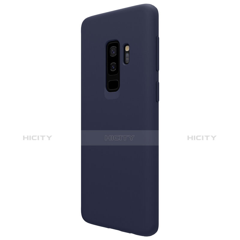 Cover Silicone Ultra Sottile Morbida S03 per Samsung Galaxy S9 Plus Blu