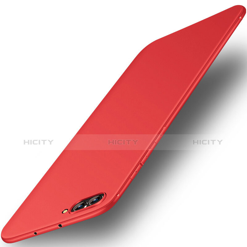 Cover Silicone Ultra Sottile Morbida S04 per Huawei Honor View 10 Rosso