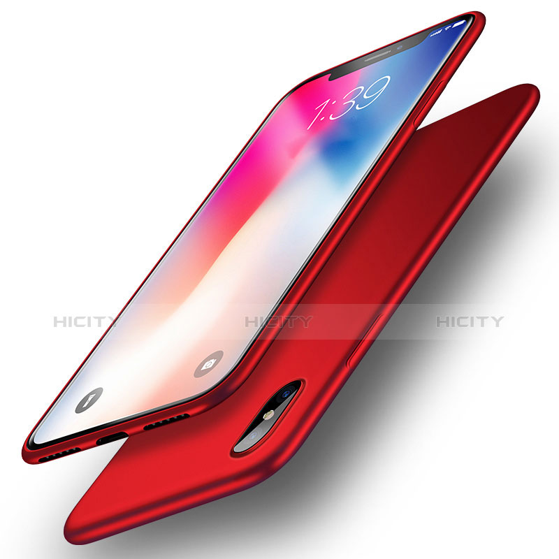 Cover Silicone Ultra Sottile Morbida S05 per Apple iPhone X Rosso