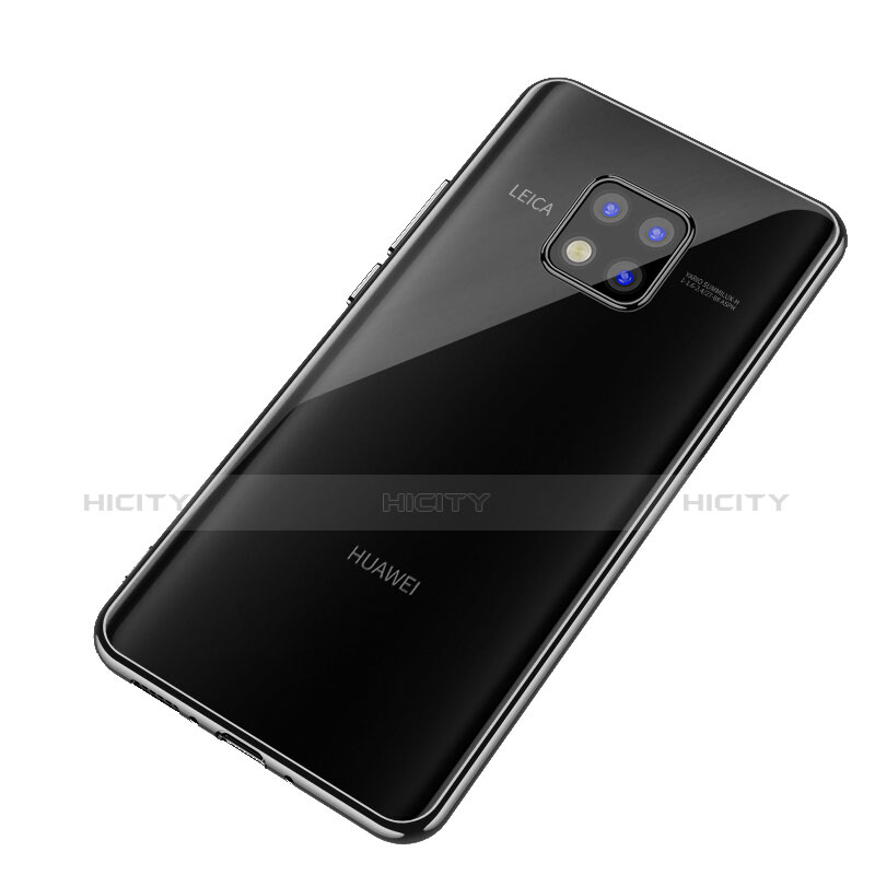 Cover Silicone Ultra Sottile Morbida Specchio per Huawei Mate 20 Pro Nero