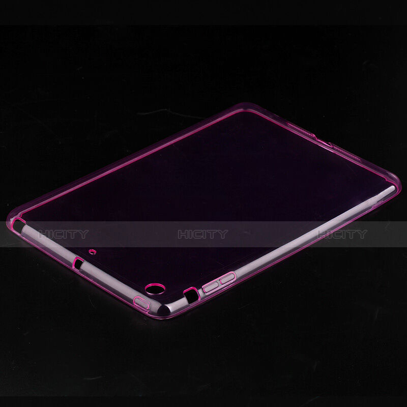 Cover TPU Trasparente Ultra Sottile Morbida per Apple iPad Mini 3 Rosa