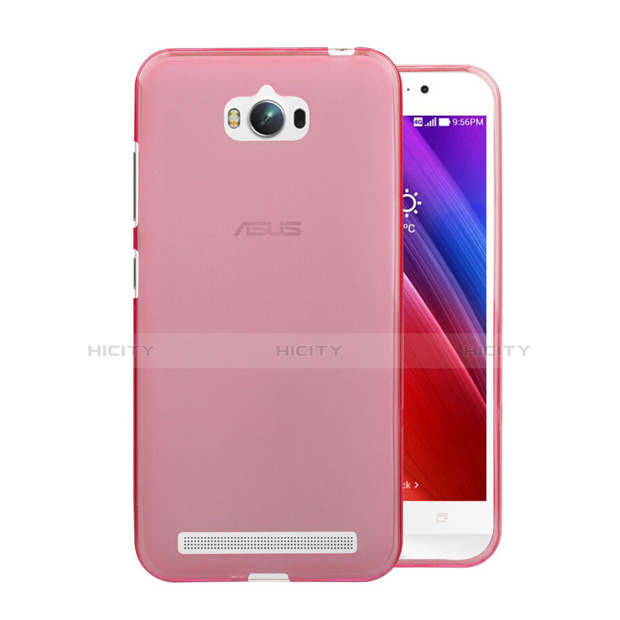 Cover TPU Trasparente Ultra Sottile Morbida per Asus Zenfone Max ZC550KL Rosa