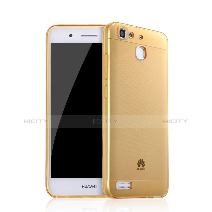 Cover TPU Trasparente Ultra Sottile Morbida per Huawei Enjoy 5S Oro