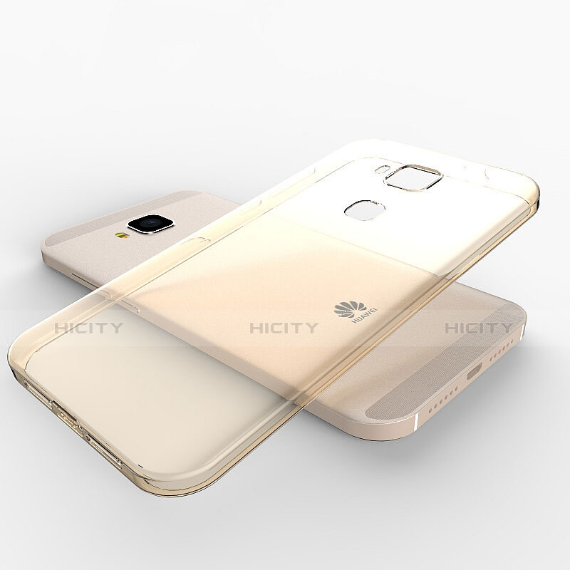 Cover TPU Trasparente Ultra Sottile Morbida per Huawei GX8 Oro