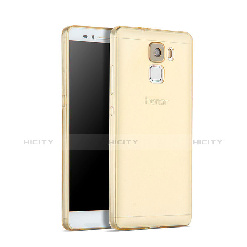 Cover TPU Trasparente Ultra Sottile Morbida per Huawei Honor 7 Oro