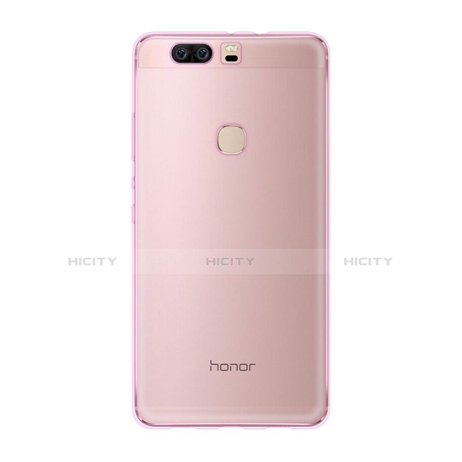 Cover TPU Trasparente Ultra Sottile Morbida per Huawei Honor V8 Rosa