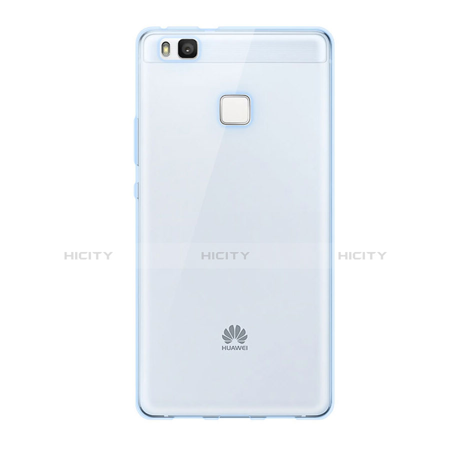 Cover TPU Trasparente Ultra Sottile Morbida per Huawei P9 Lite Blu